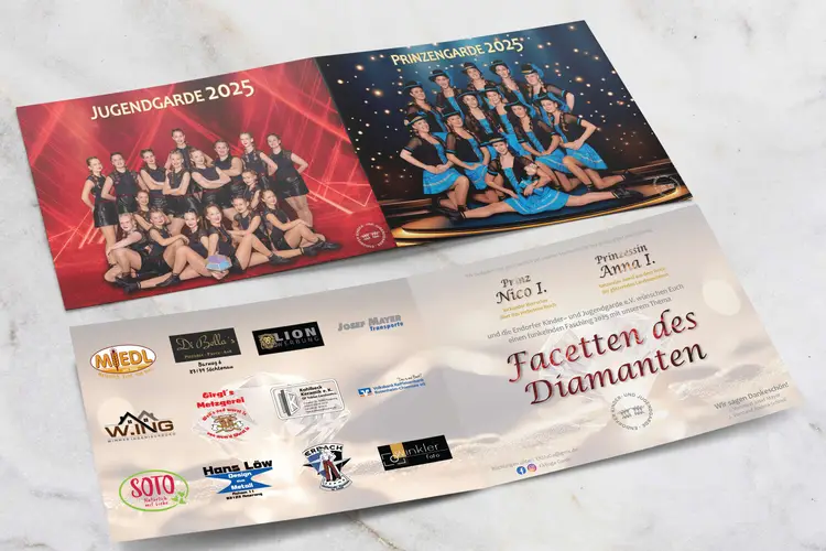 Endorfer Kinder- und Jugendgarde Falzflyer